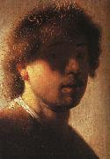 REMBRANDT Harmenszoon van Rijn Self-Portrait sh oil